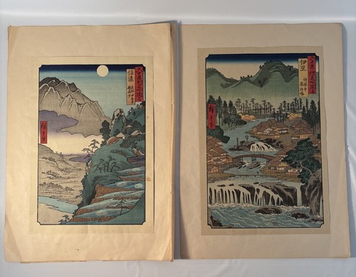 Lotto xilografie hiroshige - 2,